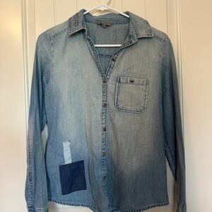 Rubbish Light Blue Denim Shirt